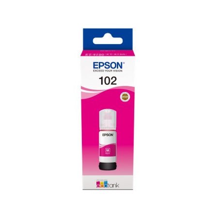 Cartucho tinta epson c13t03r340 102 ecotank magenta ink et - 2700 - et - 2750 - et - 3700 - et - 3750 - et4750