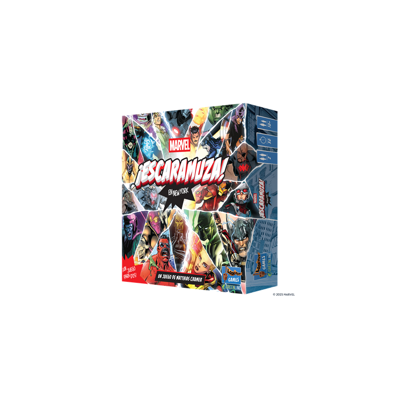 Juego de mesa marvel ¡escaramuza! en new york