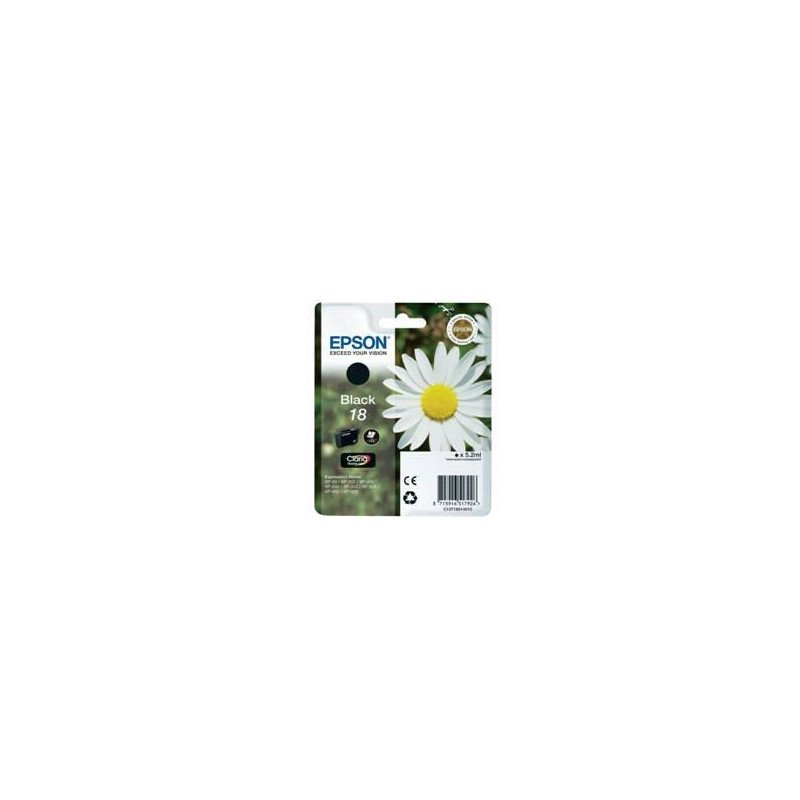 Cartucho tinta epson t180140 negro xp - 102 - 205 - 305 - 405 - 30 - margarita
