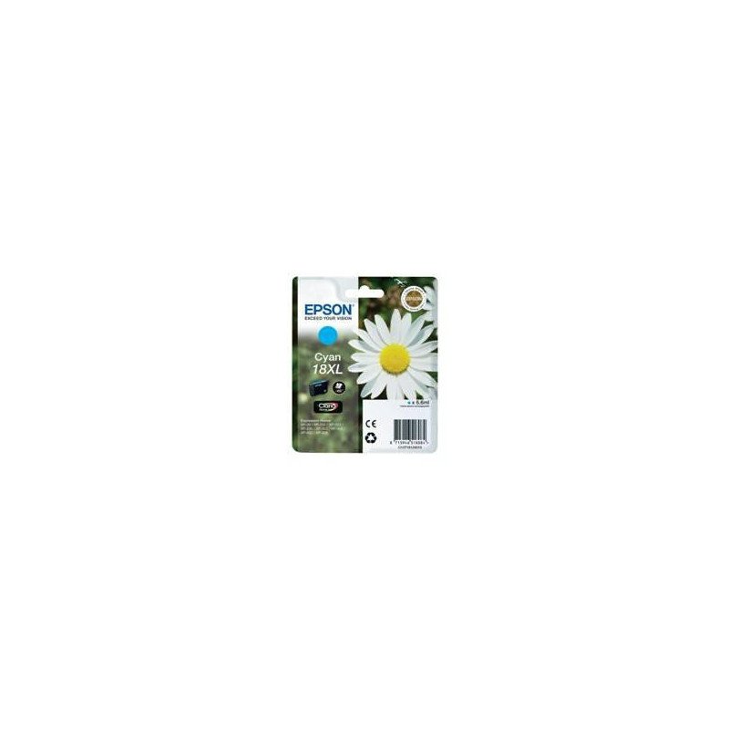 Cartucho tinta epson t181240 xl cian alta capacidad xp - 102 - 205 - 305 - 405 - 30 - margarita