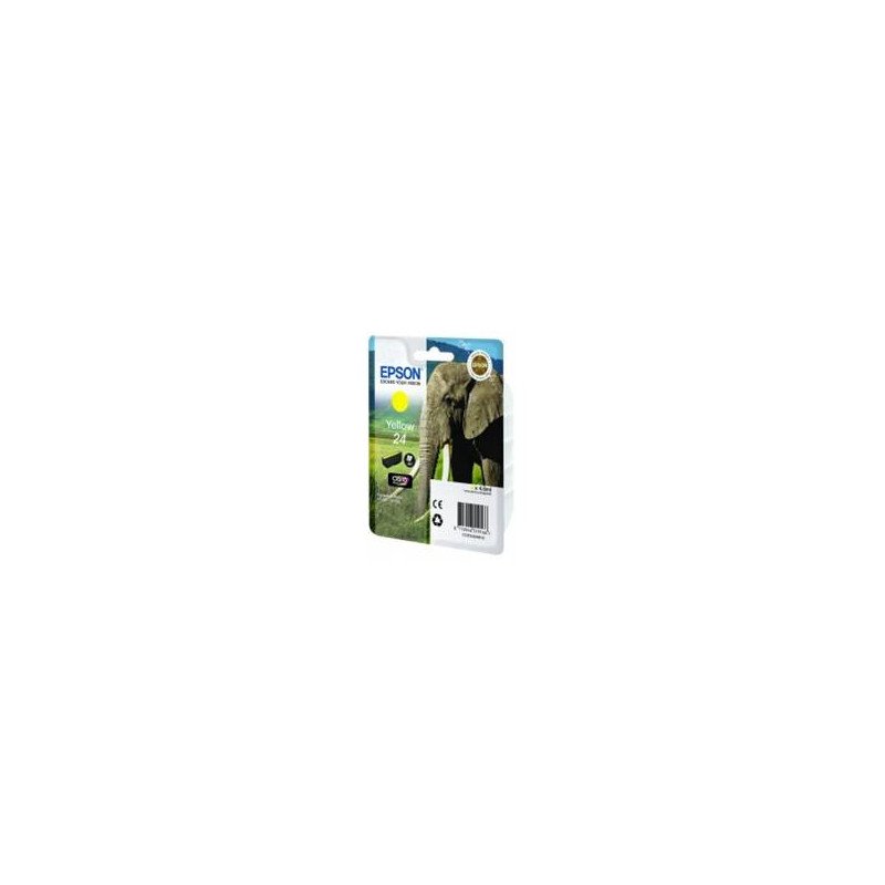 Cartucho tinta epson t242440 amarillo para epson xp - 750 c13t24244010 - elefante