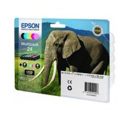 Multipack tinta epson t242840 6 colores xp - 750 c13t24284010 - elefante