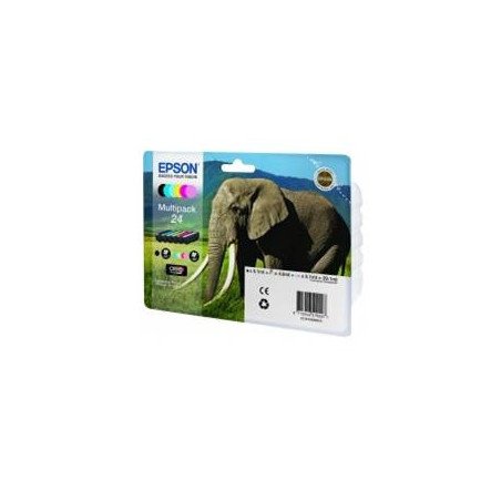 Multipack tinta epson t242840 6 colores xp - 750 c13t24284010 - elefante
