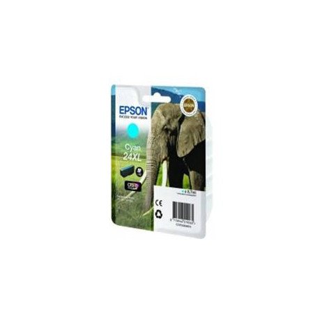 Cartucho tinta epson t243240 cian xl xp - 750 c13t24324010 - elefante