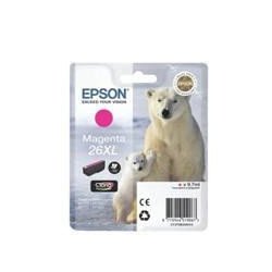 Cartucho tinta epson t263340 magenta xl xp - 600 - 605 - 700 - 800 - oso polar