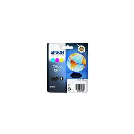 Cartucho tinta epson 267 c13t26704010 color wf - 100w - planeta tierra