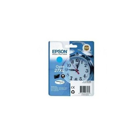 Cartucho tinta epson t271240 27xl cian wf - 3620 - 3460dtwf - dwf - despertador