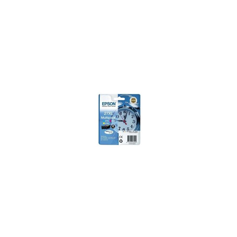 Multipack epson t271540 27xl amarillo cianmagenta wf - 3620 - 3460dtwf - dwf - despertador