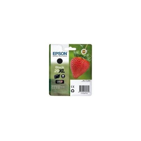 Cartucho tinta epson 29xl c13t29914012 negro xp235 - xp332 - xp3357xp4327xp435 - fresa