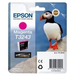 Cartucho tinta epson c13t32434010 magenta ultrachrome hi - gloss2
