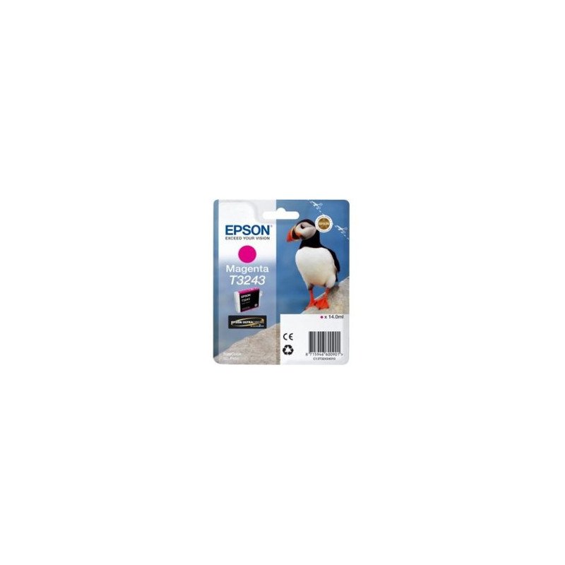 Cartucho tinta epson c13t32434010 magenta ultrachrome hi - gloss2