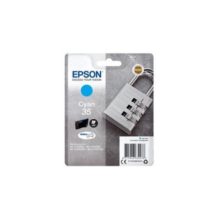 Cartucho tinta epson c13t35824010 cian durabrite ultra ink 35 - 650 paginas candado
