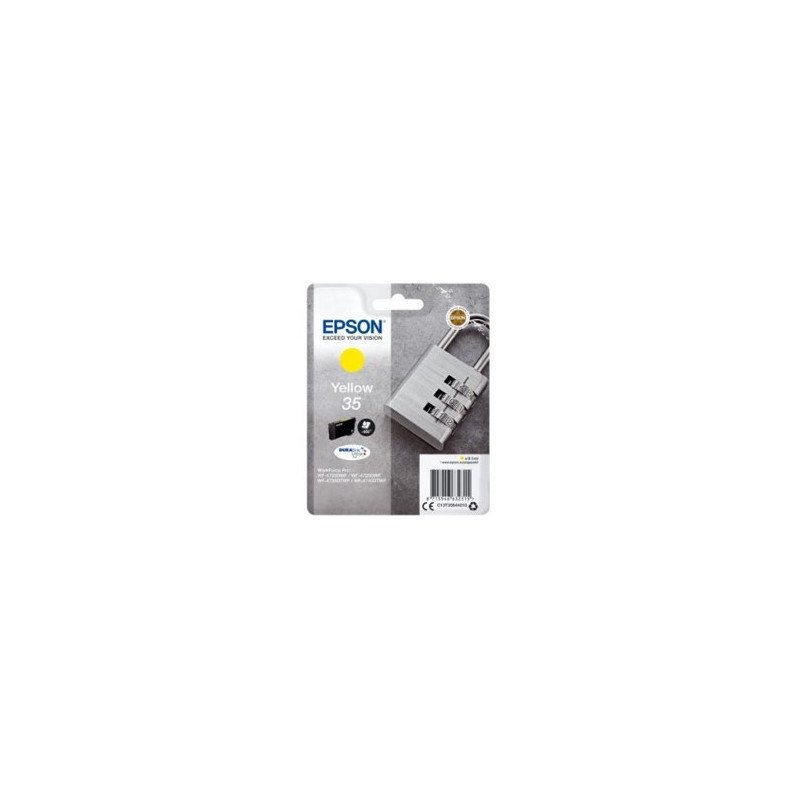 Cartucho tinta epson c13t35844010 amarillo durabrite ultra ink 35 - 650 paginas - candado