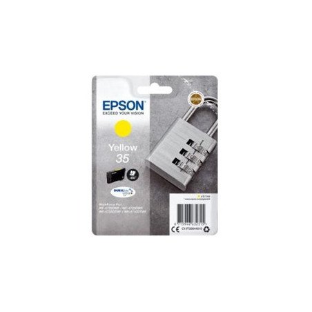 Cartucho tinta epson c13t35844010 amarillo durabrite ultra ink 35 - 650 paginas - candado