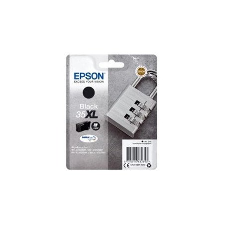 Cartucho tinta epson c13t35914010 negro 35xl - 2600 paginas - candado