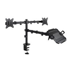 Soporte mesa tooq vesa hasta 32 pulgadas 100x100mm max 9kg - brazo
