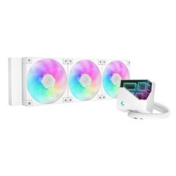 Kit refrigeracion liquida deepcool lt360 argb 360mm blanco
