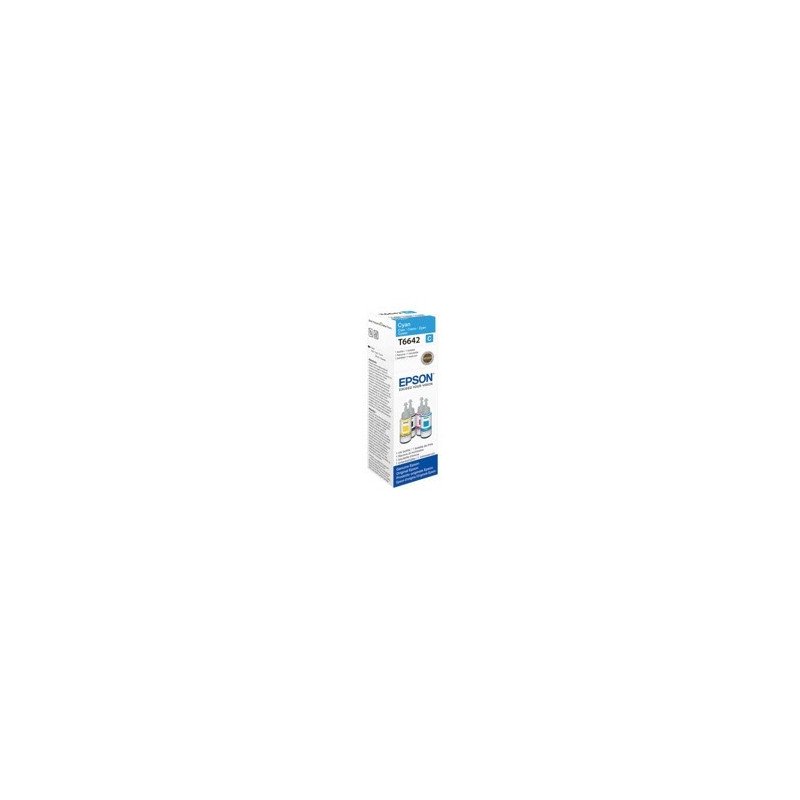 Cartucho ecotank epson 664 t664240 70ml l355 - l555 cyan